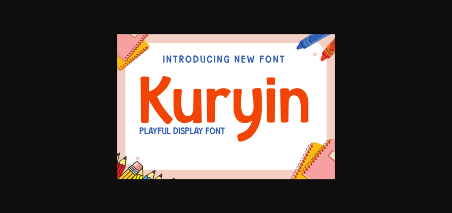 Kuryin Font Poster 3