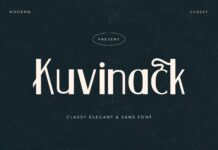 Kuvinack Font Poster 1