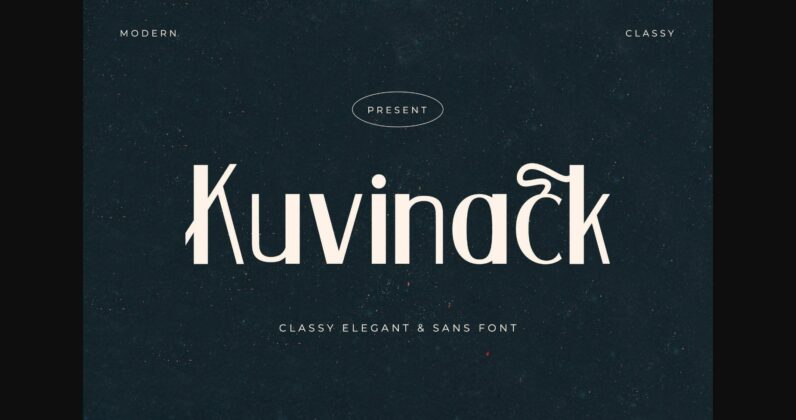 Kuvinack Font Poster 1