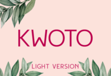 Kwoto Light Font Kwoto Light Font