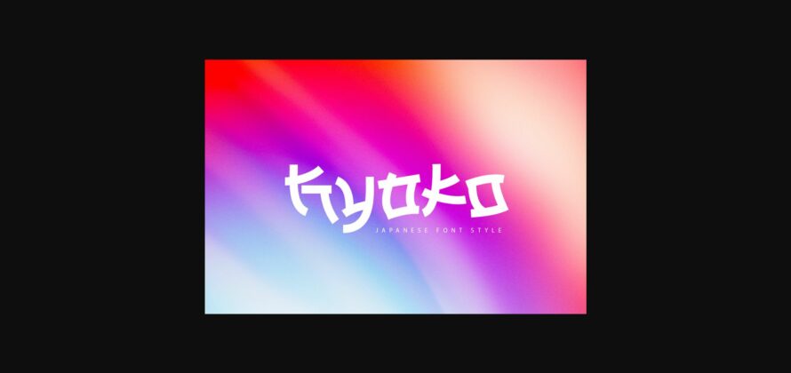 Kyoko Font Poster 3