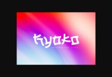 Kyoko Font Poster 1