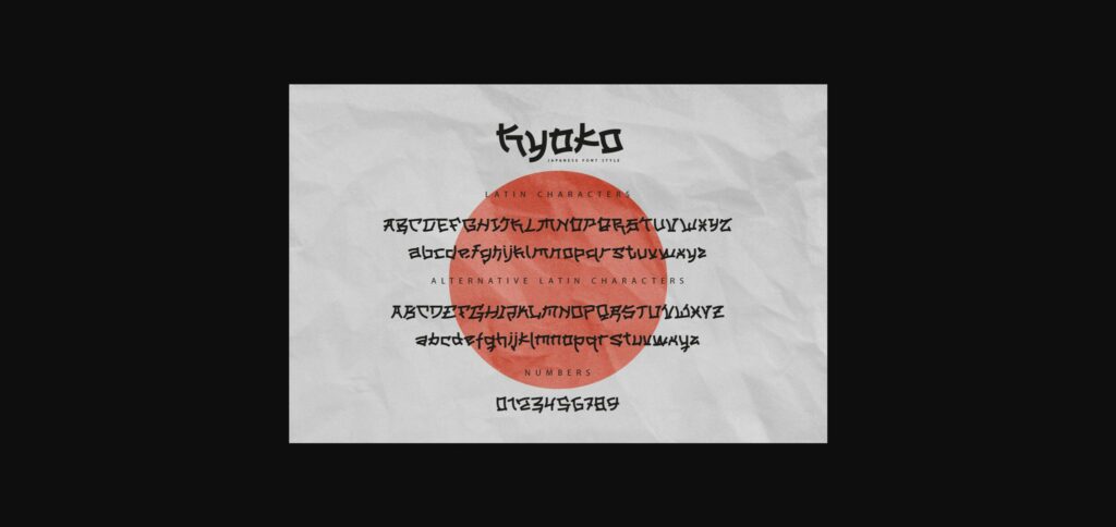 Kyoko Font Poster 11