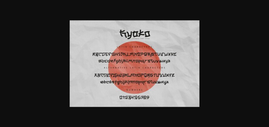 Kyoko Font Poster 11