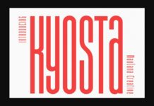 Kyosta Font Poster 1