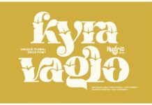 Kyra Vaglo Font Poster 1