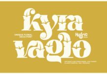Kyra Vaglo Font Poster 1