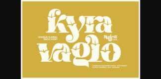 Kyra Vaglo Font Poster 1