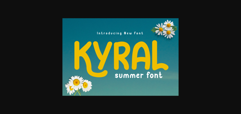 Kyral Font Poster 3