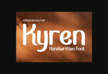 Kyren Font Poster 1