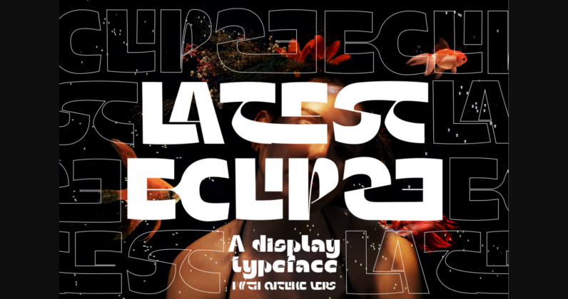 Latest Eclipse Font Poster 3