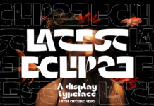 Latest Eclipse Font Poster 1