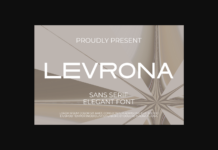 Levrona Font Levrona Font Poster 1