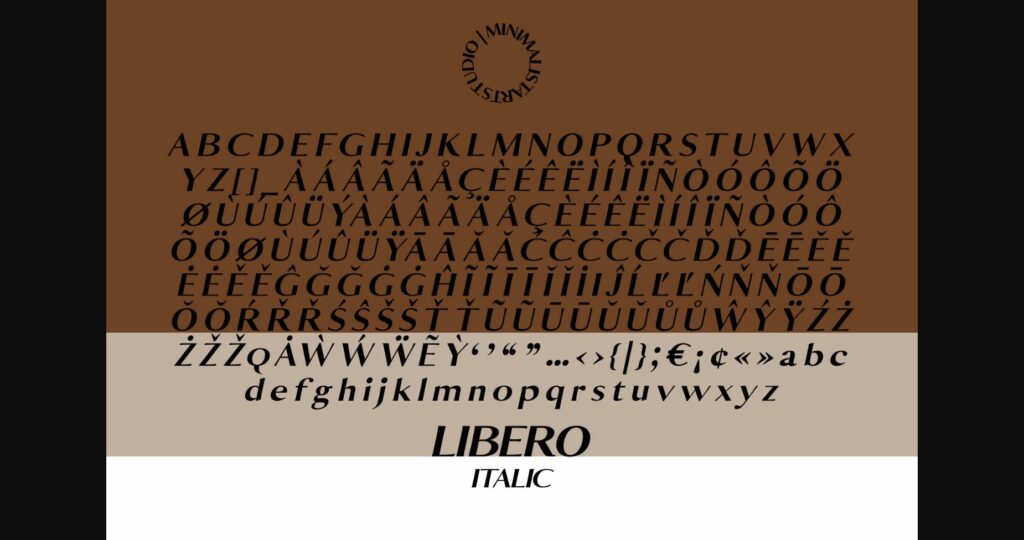 Libero Font Poster 8
