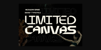 Limited Canvas Font Poster 1