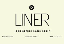 Liner Font Poster 1