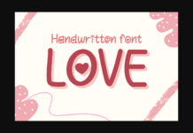 Love Font Poster 1