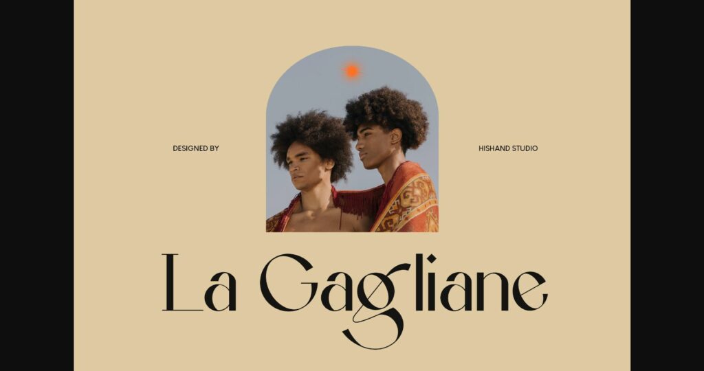 La Gagliane Font Poster 3