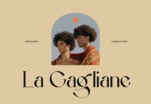 La Gagliane Font Poster 1