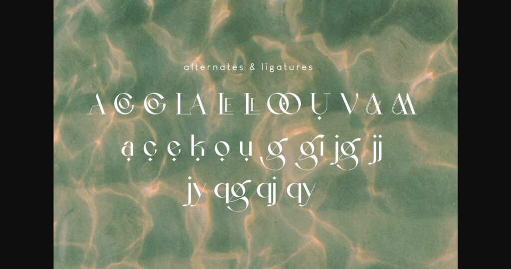 La Gagliane Font Poster 4
