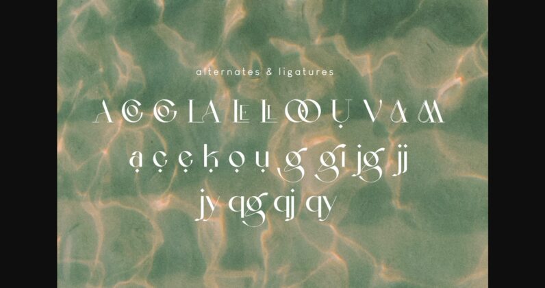 La Gagliane Font Poster 4