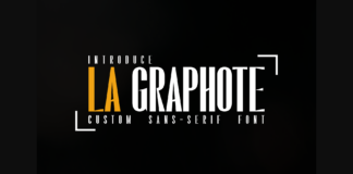 La Graphote Font Poster 1