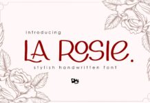 La Rosie Font Poster 1