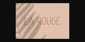 La Rouge Font Poster 1