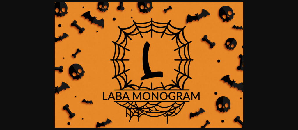 Laba Monogram Font Poster 3