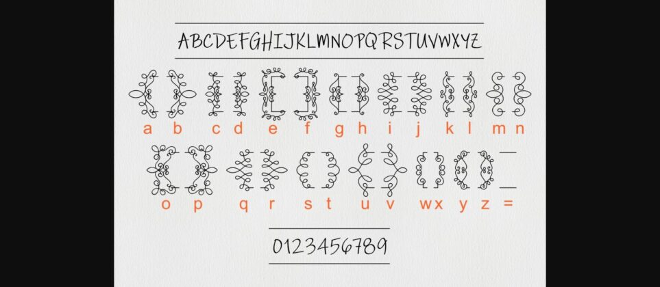 Label Creator Font Poster 4