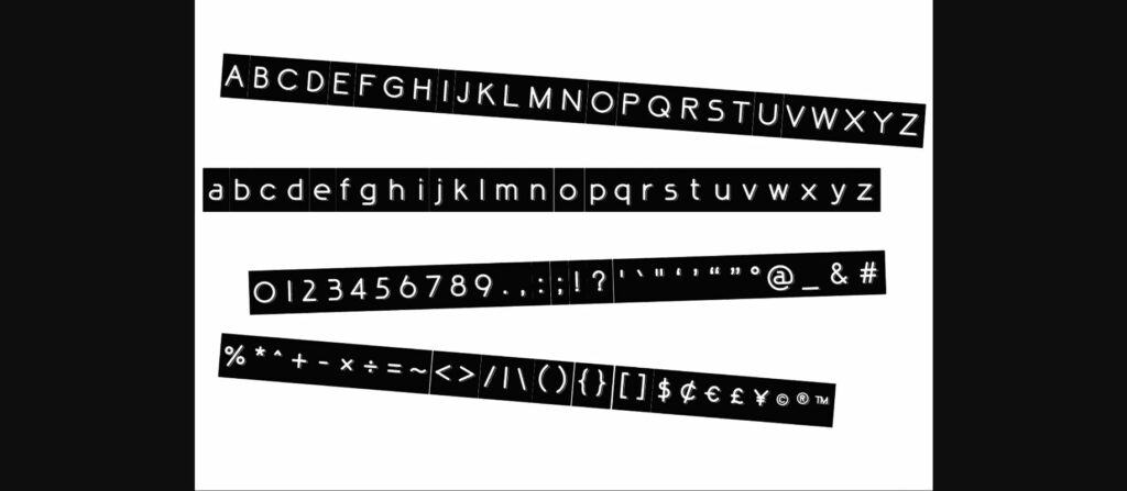 Labelmachine2 Font Poster 6