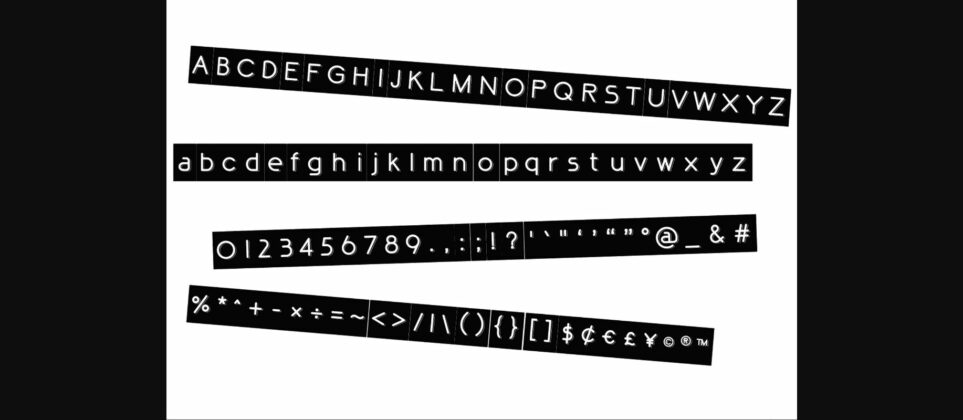 Labelmachine2 Font Poster 6