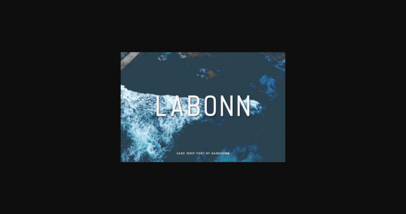 Labonn Font Poster 3