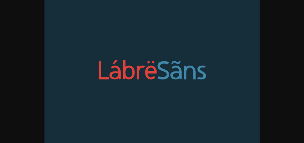 Labre Sans Font Poster 3