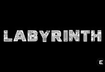 Labyrinth Font Poster 1