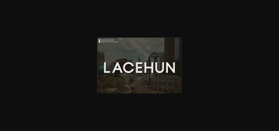 Lacehun Font Poster 1