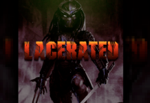 Lacerated Font Poster 1