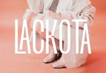 Lackota Font Poster 1