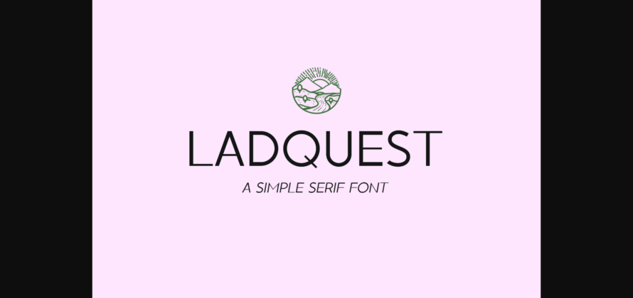 Ladquest Font Poster 6