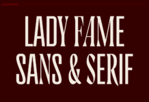 Lady Fame Duo Font Poster 1