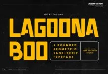 Lagoona Boo Font Lagoona Boo Font Poster 1