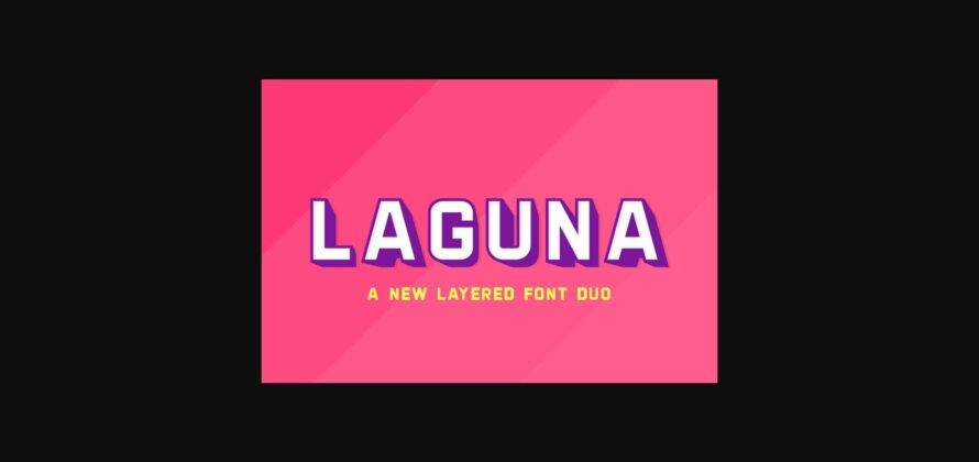 Laguna Duo Font Poster 1