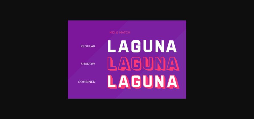 Laguna Duo Font Poster 5