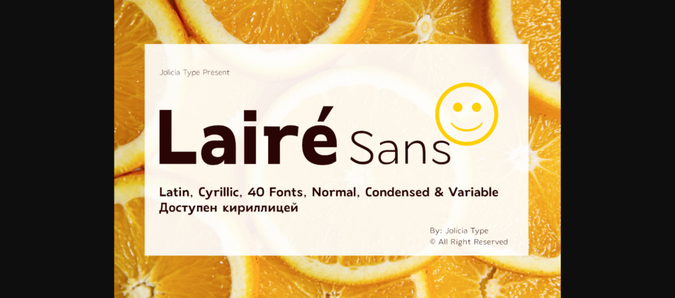 Laire Sans Font Poster 3