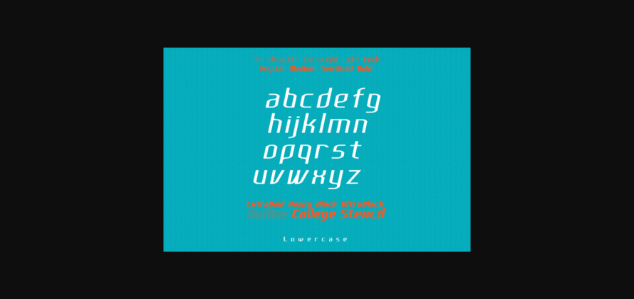 Lakisa Expanded Font Poster 5