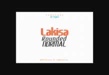 Lakisa Rounded Font Poster 1