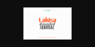 Lakisa Rounded Font Poster 1