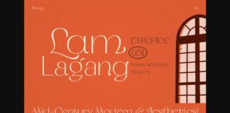 Lam Lagang Font Poster 1