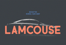 Lamcouse Font Poster 1