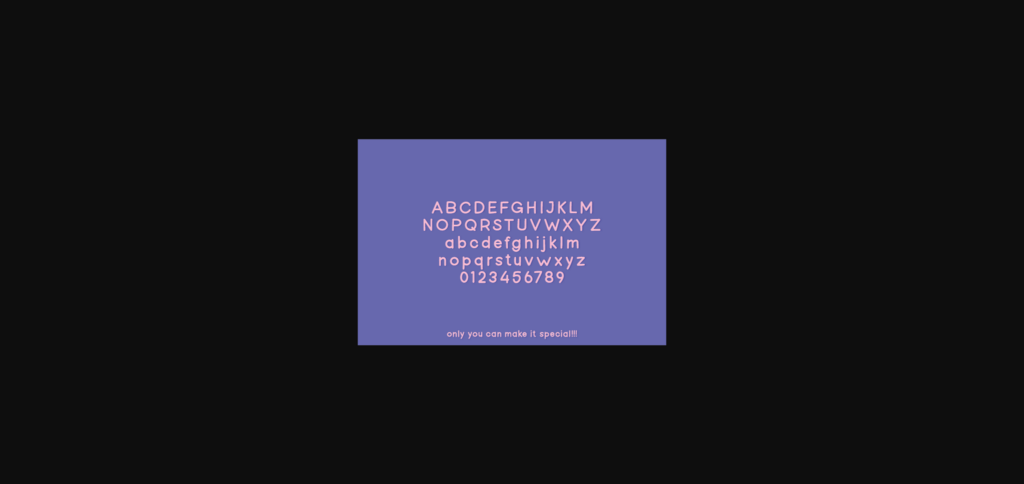 Lamoureux Font Poster 4